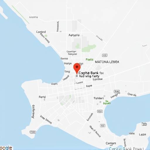 Map showing the location of Capital Bank Mexico headquarters in Mexico City